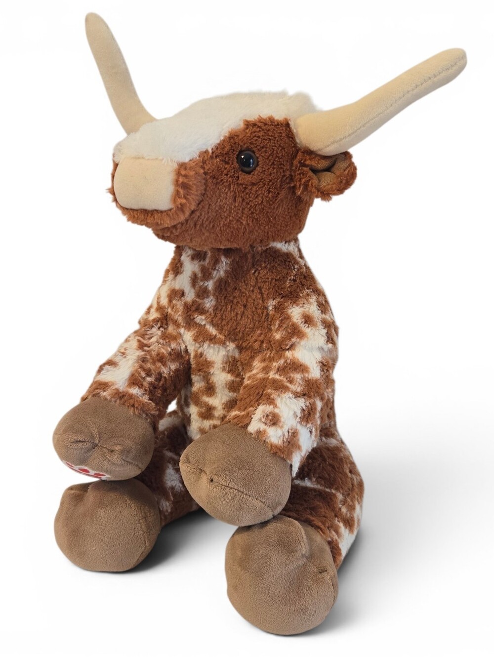 2022 Build A Bear Longhorn 15" Plush Stuffed Animal 15" BABW Texas Bevo